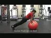 Incline Push ups on Ball